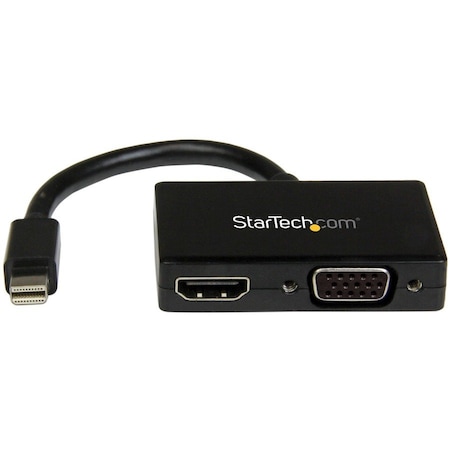 Startech.Com Travel A/V Adapter: 2-in-1 Mini DisplayPort to HDMI or VGA Converter MDP2HDVGA