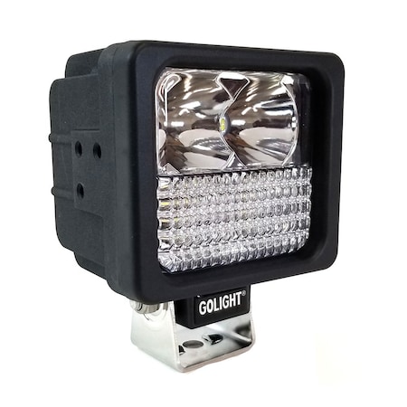 Golight GXL LED Hybrid Work Series Light Fixed Mount w/No Remote - 12V - Black 4023