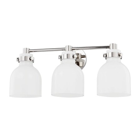 Mitzi Elli 3 Light Bath And Vanity 12.5 In. Polished Nickel H649303-PN
