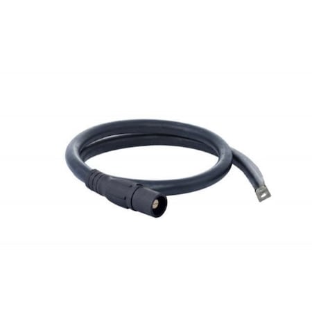 Power Assemblies Type W Pigtail 400A 4/0 AWG Series 16 Male Camlock to Lug 6 ft, Black 40TW16006MLE