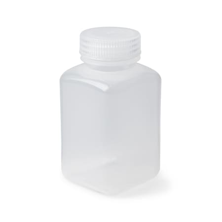 United Scientific UniStore Wide Mouth Square Bottles, PPCO, 250 mL, 12PK 33607