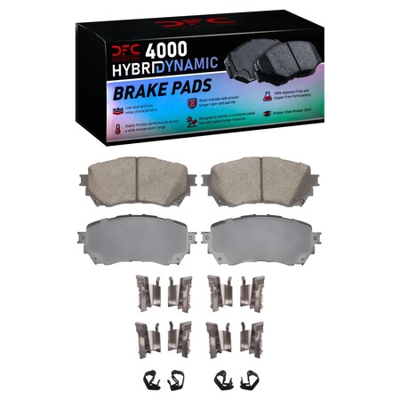 Dfc 4000 HybriDynamic, Disc Brake Pad Set,  4000-1711-01