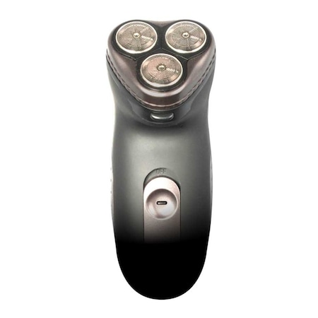 Vivitar 3-Head Rotary Rechargeable Cordless Shaver Contours to Face Chin and Jaw 75089140M