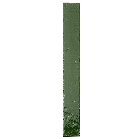 Apollo Tile Valenza 2x16 Tropical Green Ceramic Zellige Subway Wall Tile (10.76 sq ft/case), 50PK APLBUN88CALHON