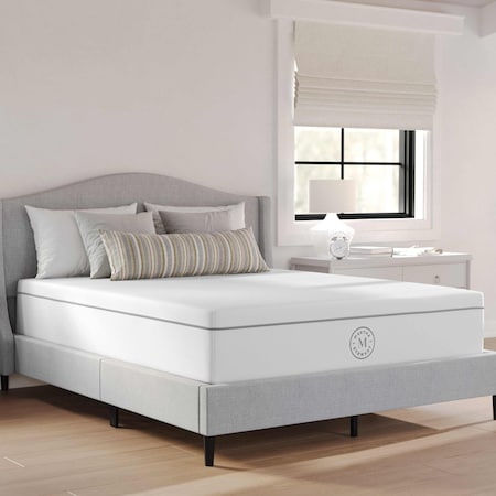 Martha Stewart SleepComplete 12 Inch Queen Firm Hybrid Pocket Spring and Foam Dual-Action Cooling Mattress CL-MODE-12Q-MS