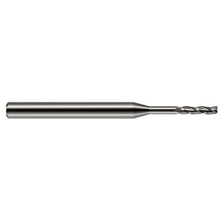 Harvey Tool Miniature End Mill-4 Flute-Square, 690662, Uncoated, 1/16" Cutter Diameter, 5/16" Length of Cut 690662