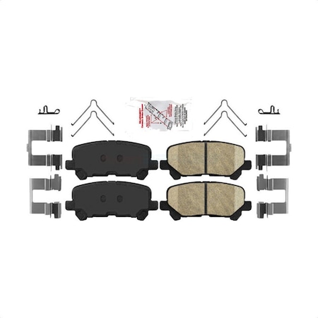 Ameribrakes Rear Ceramic Disc Brake Pads For Honda Odyssey Pilot Acura MDX ZDX NWF-PRC1585