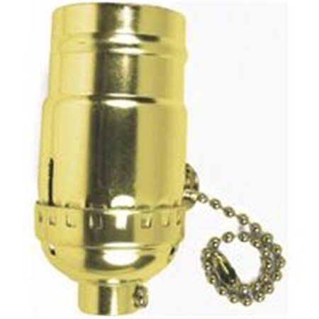 Brightlight Socket Pull Chain On/Off Brass 60410 BR435286
