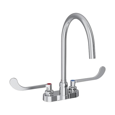 Elkay Handle-Operated Faucet, Manual, Gooseneck LK406LGN08T6