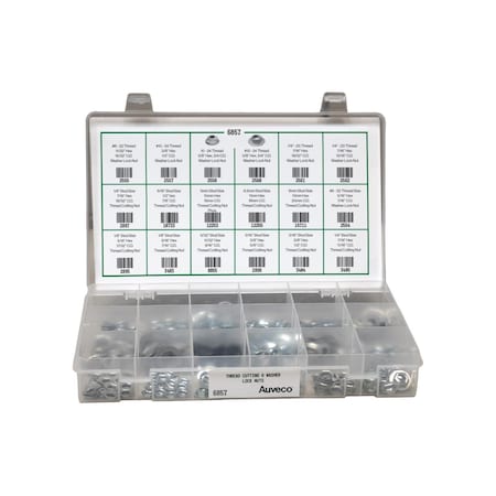 Auveco Thread Cutting Nut Quik-Select Kit Assortment 6857