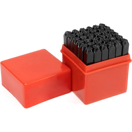 Neiko Number and Letter Punch Set for Imprinting, 1/4-Inch Shaft, 36-Piece, Heat-Treated Steel 2624