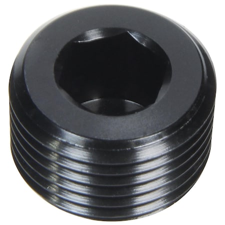 Allstar Performance 0.125 in. NPT Allen Head Plug, Black ALL49801