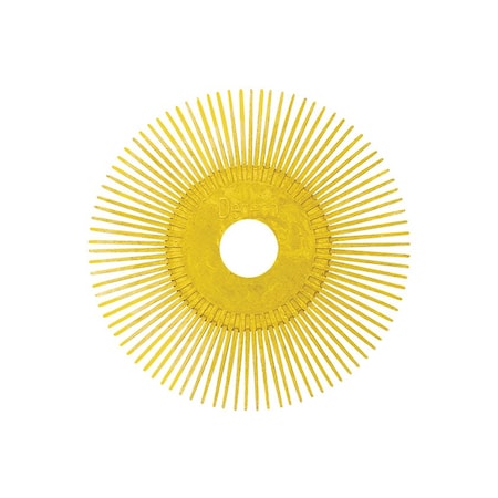 Dedeco SUNBURST 2" TS DISCS YELLOW 80 GRIT (A/O), 12PK 2483