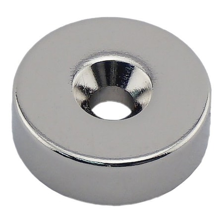 Zoro Select Rare Earth Magnet, Silver NR007518NCTS