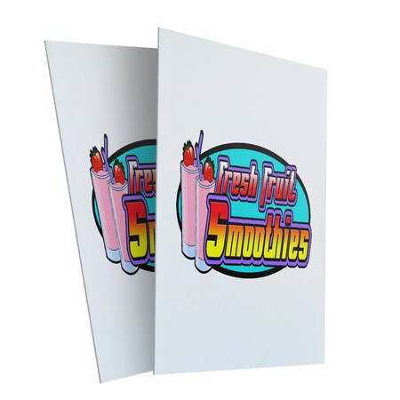 Signmission Smoothies, Plastic Signs Only 24 Inch x 36 Inch, Corrugated Plastic, 2PK CSB-2436-2PACK-Smoothies
