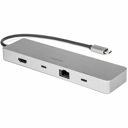 Rocstor PREMIUM USB-C 6-IN-1 DUAL DISPLAY MULTIPORT - USB C TO HDMI 8K@30HZ, USB-C 3.2 1 Y10A322-S1
