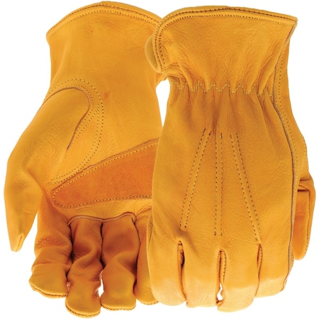 Boss Mens Small Grain Cowhide Leather Work Glove B81001-S
