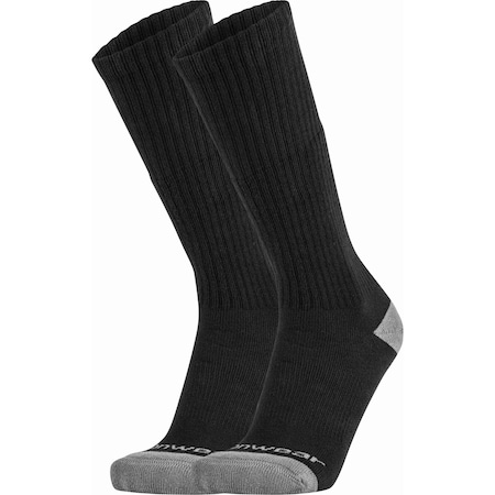 Ironwear Cotton Blend Cushioned Heavyweight Over the Calf Socks, Black, Large 6010-B-LG