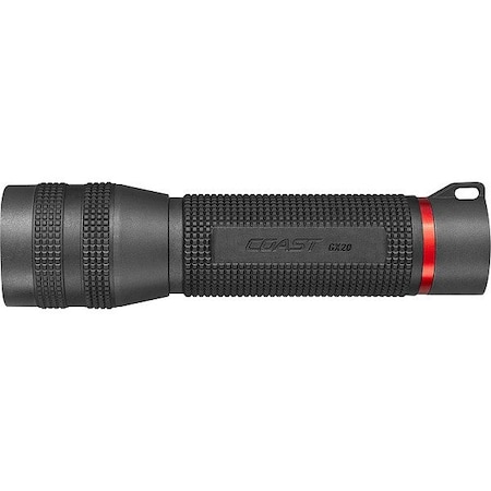 Coast Flashlight, AA, Black, Aluminum 20484