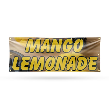 Signmission Mango Lemonade, 36 Inch x 96 Inch, Vinyl Banner B-96-30729