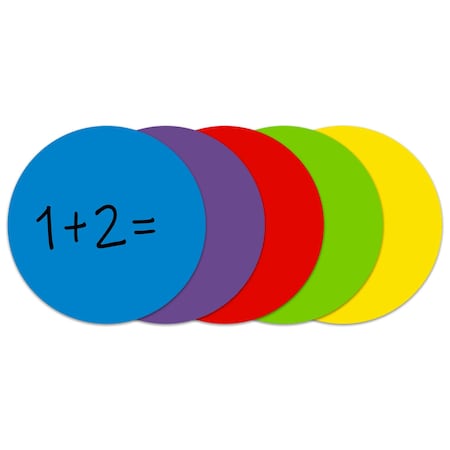 C-Line Products 11" Assorted Dry Erase Dot Decals, 5/PK 40520