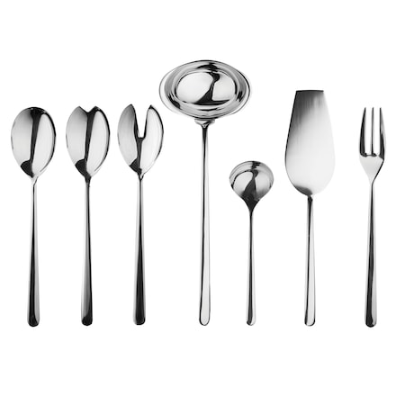 Mepra Linea Serving Set - 7 Pieces - Stainless Steel 10482207