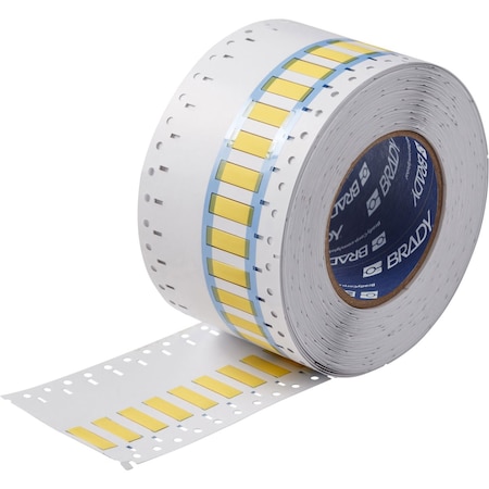 Brady BSP45 Series PermaSleeve Heat Shrink Polyolefin Wire Marking Sleeves, 0.187 in. Dia x 1 in. W, Yellow SA-3PS-187-1-YL