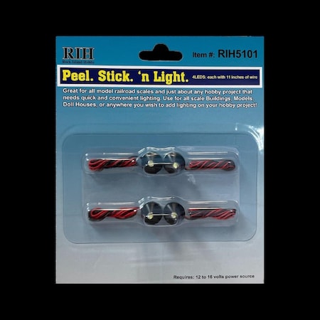 Rockisland Peel N Stick Red, Amber & Green Light in Colors LED Lights RIH5201
