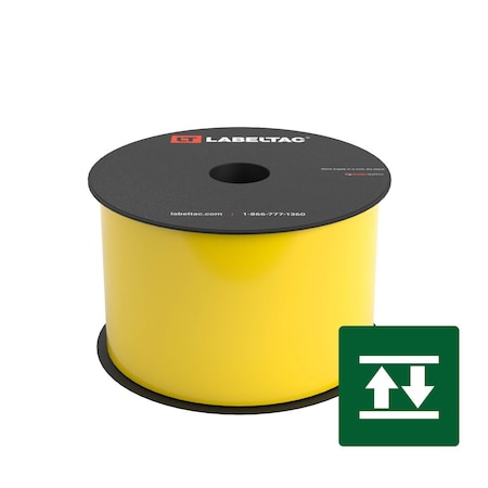 Labeltac High-Tack Label Supply 3in x 75ft LT4/LTPX, Yellow LT301HK