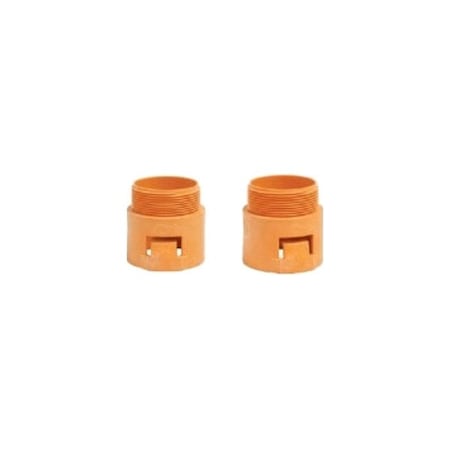 Atkore Conduit Transition Adapter 1 1/2 in, Push-In, Threaded, PVC, Orange 783185