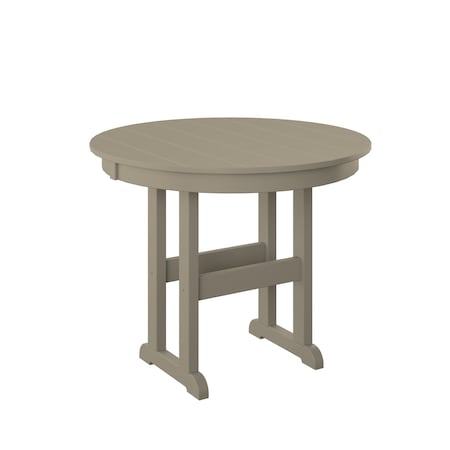 Polybird 38" ROUND TABLE "COUNTER HEIGHT".        WEATHERWOOD POLYBIRD P15-C