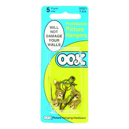Hillman OOK Professional Picture Hanger 5 lb 4 pc 50021