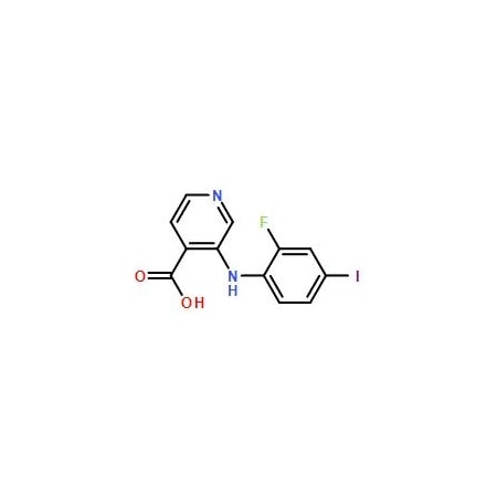 Ak Scientific 3-((2-Fluoro-4-iodophenyl)amino)isonicotinic acid (100mg), CAS 885588-03-4 4395AC-100mg