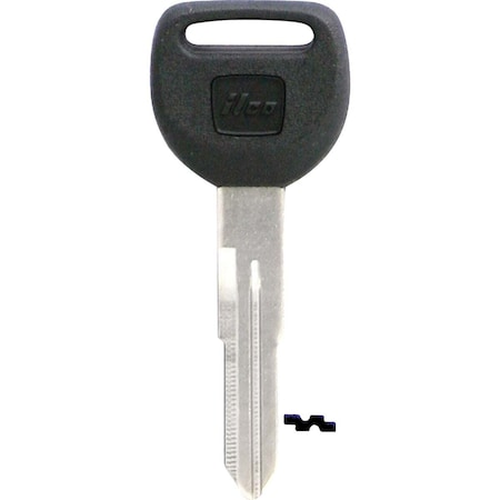 Kaba Ilco Honda Nickel Plated Automotive Key, HD103-P / HD103P, 5PK AJ01356093