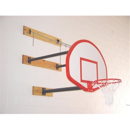 Gared Sports 9 x 12 ft. Three Point Wall Mount Series Extension Rectangular Board 2350-9124