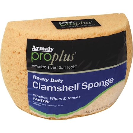 Armaly ProPlus 7.375'' x 5'' Yellow Heavy Duty Sponge 8