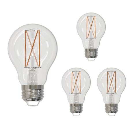 Bulbrite 100 - Watt Equivalent A19 Dimmable Medium Screw LED Light Bulb Warm White Light 2700K , 4PK 862827