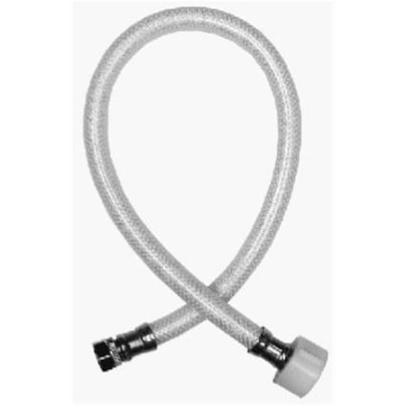 Gourmetgalley 7238-20-38-2 0.38 C x 0.88 BC 20 in. Reinforced Poly Vinyl Toilet Connector GO697747