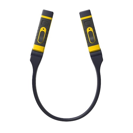 Cat Neck Light, Rechargeable, LED Lamp, 300 Lumens, 25 m Beam Distance, 9 hr Run Time, Black/Yellow CT7105