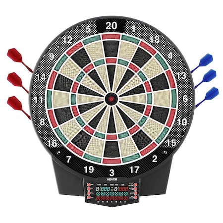 Vevor Electronic Dartboard 15.5 in Target Dartboard 43 Game Mode & 320+ Variations 99153