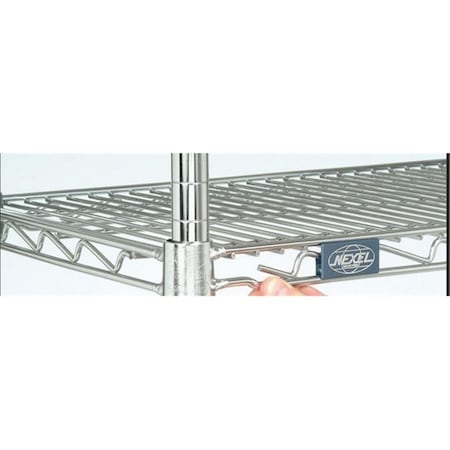 Nexel 24 x 72 in. Standard Wire Shelf, Chrome S2472C