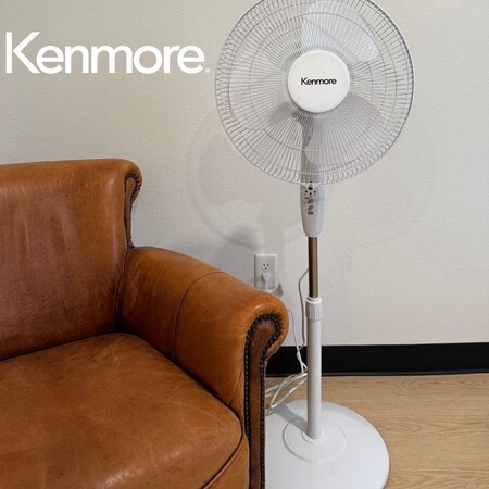 Kenmore Digital Pedestal Fan KM-60035-WH