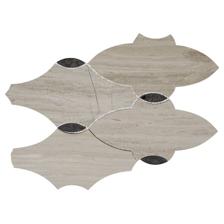 Daltile Lavaliere Natural Stone Romantique Mosaic, 5.80 Sqft per Carton, 10PK LV17ROMTQMS1U
