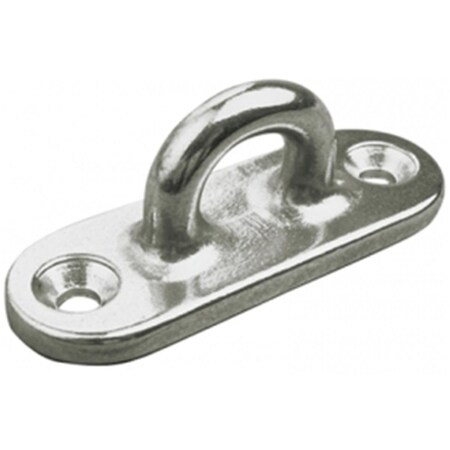Sea-Dog 088721 3 in. Oblong Eye Plate Stainless 3004.594