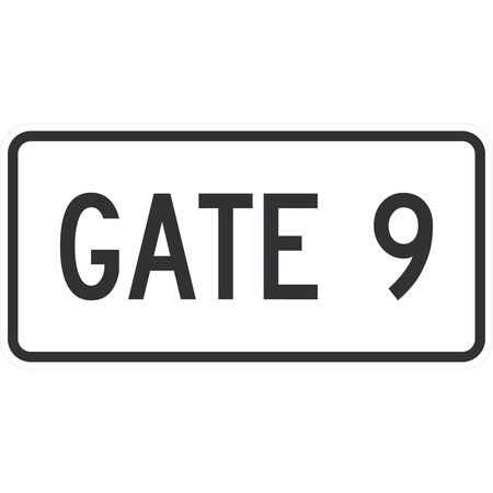 Lyle Gate 9, 24x12, High Intensity Prismatic, White G-11643-HI_24x12