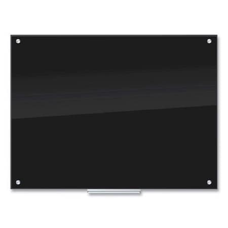 Paperperfect 48 x 36 in. Glass Dry Erase Board, Black PA3193537