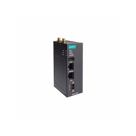 Moxa Industrial 802.11ax wireless client with 1 10/100/1000BaseTX port, IP30, UN ba AWK-1161C-UN
