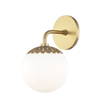 Mitzi Paige 1 Light Bath And Vanity 6.25 In. Aged Brass H193301-AGB