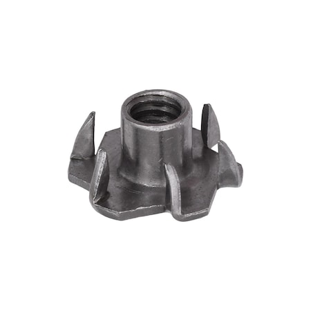 Auveco Tee Nuts 1/4in-20 x 5/16in 6 Prong, 50PK 11324
