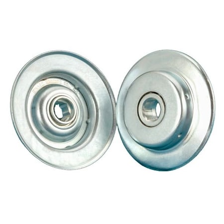 Miller Bearing Conveyor Bearing, Flanged Semi-Precision, 316 Stainless Steel, 0.4375 in Bore Dia., Hex Bore LF-1775-7H-G